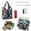 6 Pack Cats Reusable Grocery Bags Gifts for Cat Lovers - 3 of 4