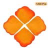 Unique Bargains Wedding Party Decoration Silk Artificial Flower Rose Petals 2x2 Inch 1200 Pcs Yellow&Orange - 3 of 3