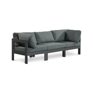 Meridian Furniture,Nizuc Water Resistant Fabric Outdoor Patio Modular Sofa - 1 of 4