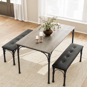 Whizmax Dining Table Set for 4, Kitchen Table Set with Upholstered Bench for Small Space, Apartment - 1 of 4