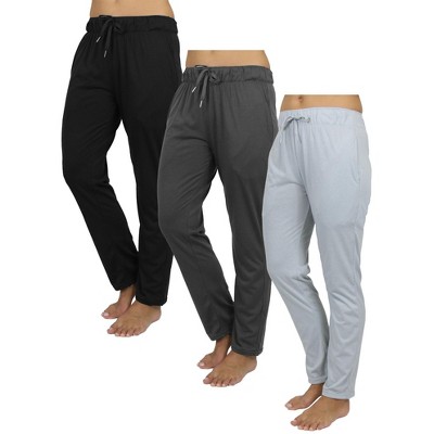 Blue Ice  Women's Loose Fit Classic Lounge Pants-3 Pack