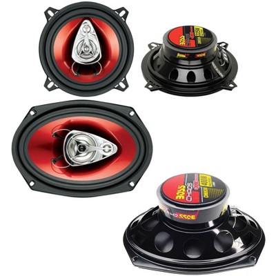 2) BOSS CH5530 5.25" 3-Way 225W + Boss CH6930 6x9" 3-Way 400W Car Audio Speakers