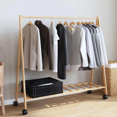 Clothes Rack with Shelves 41.7"x13.4"x40.2"