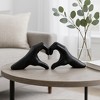 Decorative Heart Hands - Coffee Table, Bathroom, or Office Accent - Sentimental Accent Statue Perfect for Shelf or Living Room Decor - 3 of 4
