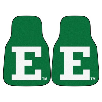 NCAA Eastern Michigan Eagles Carpet Car Mat Set - 2pc