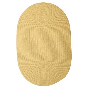 Colonial Mills Boca Raton - Pale Banana 5 Ft x8 Ft Oval Rug Indoor/Outdoor 100% Polypropylene - 1 of 4