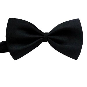 Men Classic Solid Color Bow Tie Fashion Wedding Party Pre-tied Neckwear - 1 of 4
