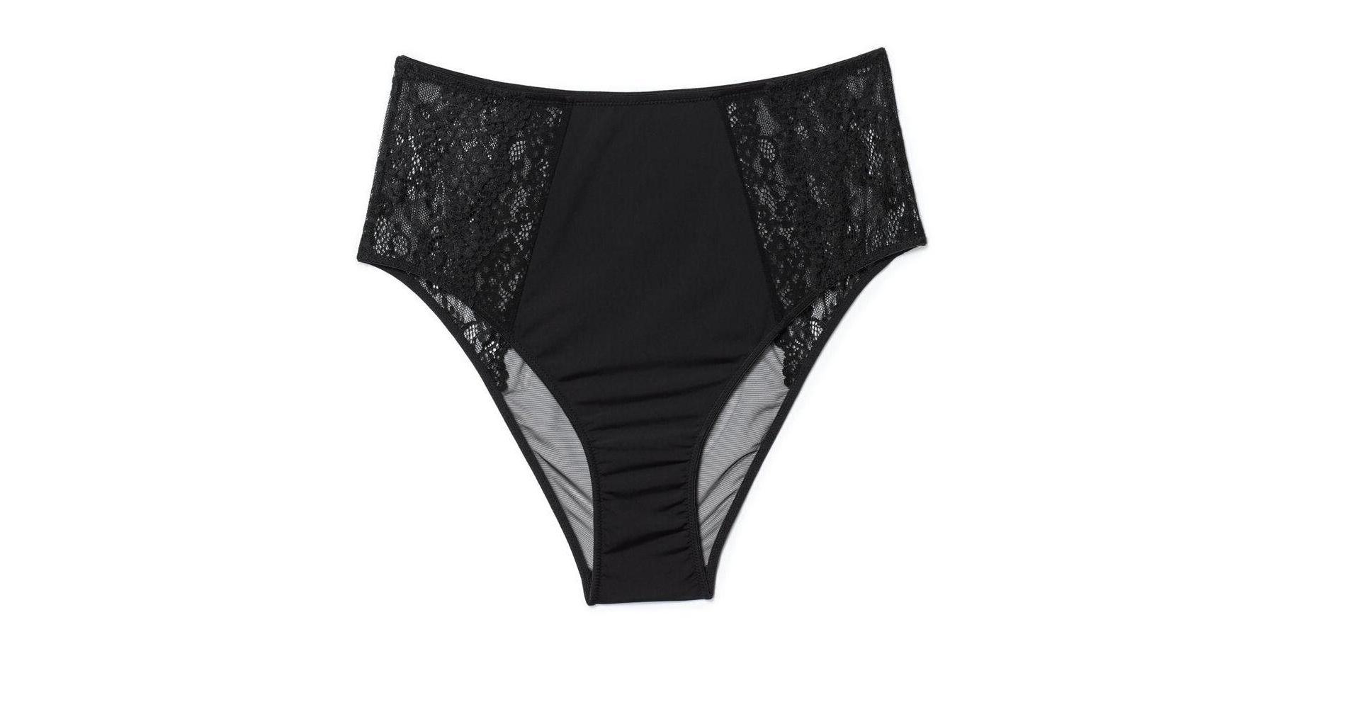 Adore Me Women's Joslyn High Waisted Panty M / Jet Black.