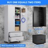 SUXXAN Metal Garage Storage Cabinet with 2 Drawers, Rolling Storage Cabinet with 2 Lockable Doors for Garage Home Office,Required Assembly - 4 of 4