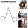 Unique Bargains 2 Pcs Nail Cutter Set Professional Nail Clipper Kit for Travel or Home Pink Stainless Steel - 2 of 4