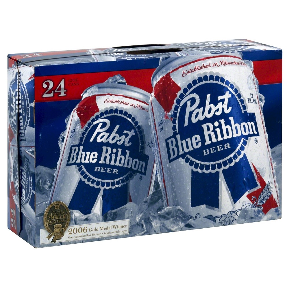 UPC 022100001718 - Pabst Blue Ribbon Beer - 24pk/12 fl oz Cans ...