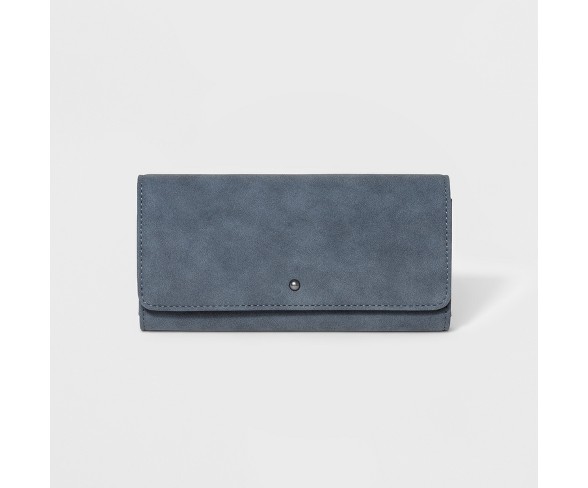 Women's Flap Tri-Fold Wallet - Universal Thread&#153; Blue