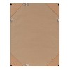 Kate and Laurel Scoop Framed Wall Mirror, 22x28, Cherry - 4 of 4