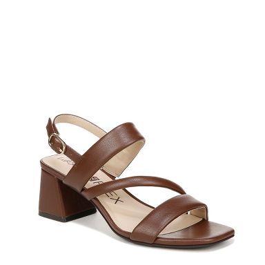 brown strappy dress sandals LifeStride Womens Celia Slingback Sandal Cocoa 6.5 W : Target Dolce vita Size:0 US (32 EU) color-boysenberry Amanda Uprichard Puzzle Minidress The Tawny sandal from