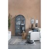 Storied Home Arched 76" Tall Decorative Storage Cabinet Black: Iron Frame, Glass Surface, Fixed Shelves - 3 of 4