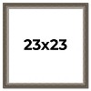 PosterPalooza | Square Weathered Black Picture Frame - UV Acrylic, Foam Board Backing, Hanging Hardware - 2 of 4