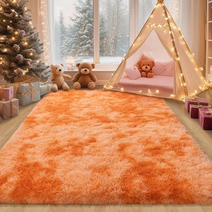 LOVEVOOK Area Rugs for Living Room Bedroom, Fluffy Shag Rugs, Modern Indoor Floor Carpet for Home Decor Aesthetic 4x6 Feet - 1 of 4