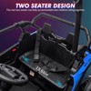 2-Seater Electric Utv for Kids, 24V 4WD Ride-On Car with Remote Control, Battery-Powered Off-Road Toy - 2 of 4