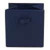 Racxily 6 Pack Collapsible Cube Fabric Storage Bins with handle, 10.5" x 10.5" Storage Containers for Organizing Storage Box - 4 of 4