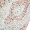SEVOBAL Bathroom Rugs Bath Mat Rug Home Decor Carpet Shower Mat Home Decor Medallion Floral Pattern Shower Room Bathroom, Pink, 25"*25"*0.5" - 3 of 4