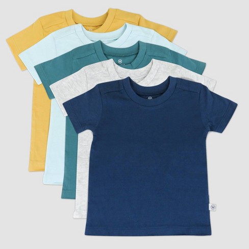 Tilgængelig neutral videnskabelig Honest Baby 5pk Organic Cotton Short Sleeve T-shirt : Target