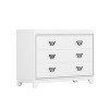 NicBex Elegant Double Dresser,Wide Dressers with Metal Pulls,Chest of 6 Drawers for Bedroom,Living Room,Dining Room,Hallway - 4 of 4