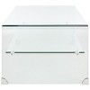 Brioni Temp Glass Coffee Table - Clear - Safavieh - 4 of 4
