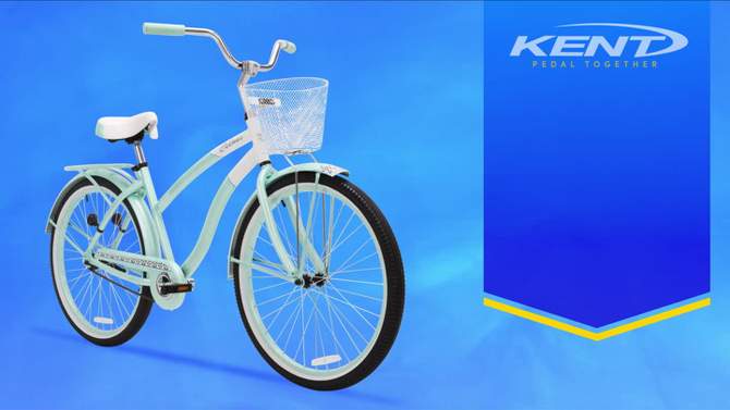 Kent Women&#39;s Belmar 26&#34; Cruiser Bike - Teal Blue, 2 of 17, play video