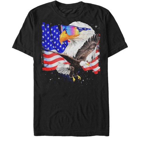 Men's Lost Gods Fourth Of July American Eagle Soar T-shirt : Target