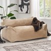 OUTSUPPLY 2-Seater Oversized Bean Bag Chair with Armrests, Removable Washable Cover, Modern Lounge Seat - 3 of 4