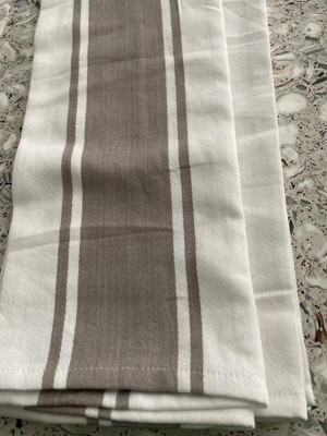 2pk Gingham Check Print Kitchen Towels Gray - Mu Kitchen : Target