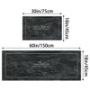 Unique Bargains Home Abstract Printed Waterproof Non-Slip Kitchen Mats and Rugs 2 PCS - 4 of 4