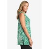 Jessica London Women's Plus Size Stretch Knit Tunic Tank - 4 of 4