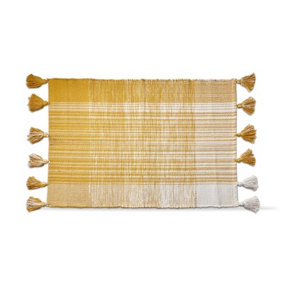 tag Tag Tassel Plaid Rugs Doormat 36L x24W inches