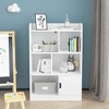 Kids Bookcase, Bookshelf with 6 Compartments, Freestanding Shelves and Cube Organizer, for Bedroom Living Room Office Closet School in White - 2 of 4