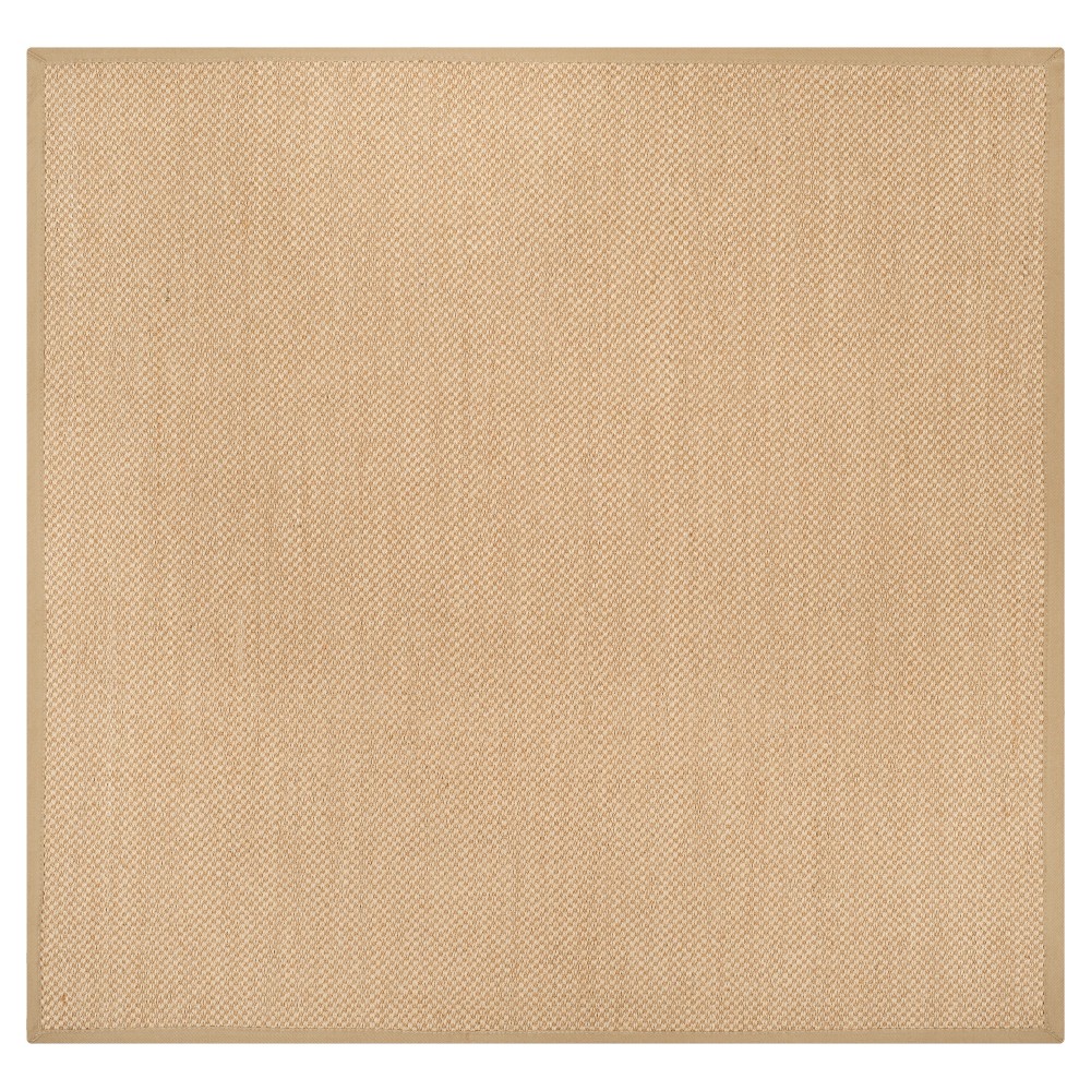 Natural Fiber Rug - Maize/Linen - (6'x6' Square) - Safavieh