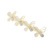 Unique Bargains Butterfly Rhinestones French Barrette Hair Clips Beige 1 Pc - 4 of 4