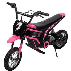 24V Kids Electric Dirt Bike with 350W Motor, 3-Speed Modes, Max 14.29 MPH ¨C Ride-On Motorcycle for Boys and Girls - 1 of 4