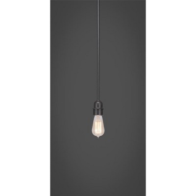 Toltec Lighting Vintage 1 - Light Pendant in  Dark Granite