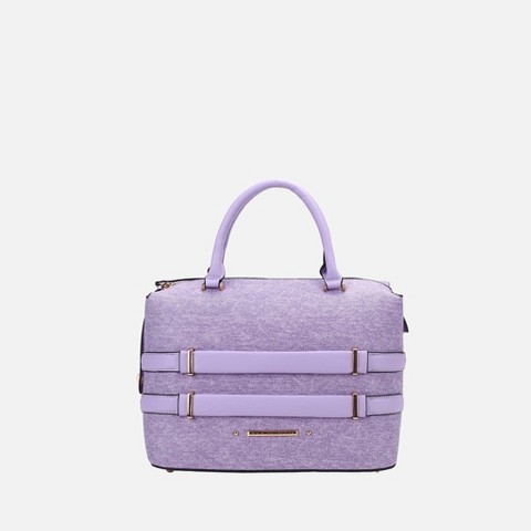 MKF Collection Leila Women’s Vegan Leather Satchel Handbag by Mia K