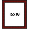 PosterPalooza | Weathered Red Picture Frame - UV Acrylic, Foam Board Backing, Hanging Hardware - 2 of 4