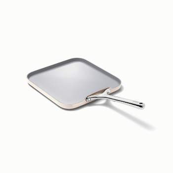 Caraway Home 11.02" Nonstick Square Flat Griddle Fry Pan
