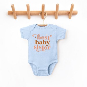The Juniper Shop Best Baby Sister Baby Bodysuit - 1 of 2
