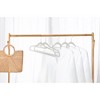 J&V Textiles 120 Pack - Premium Velvet Non-Slip Hanger with 360 Degree Rotatable Hook - 3 of 4