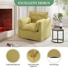 360° Swivel Accent Armchair,Modern Accent Chair with Thick Cushion,Oversize Sofa for Living Room & Office,Reading Chair,Swivel Couch Chair,Green - 4 of 4