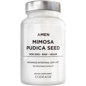 Amen Organic Mimosa Pudica Seed Supplement 2-Month Supply - 120ct - 1 of 4