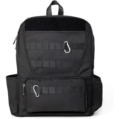 Image of JumpOff Jo - Diaper Bag for Men - Military-Inspired 8-Pocket Baby Diaper Backpack for Dads with Tactical MOLLE / PALS Compatibility