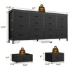 Homhougo TV Stand for TVs up to 75" Black - 2 of 4