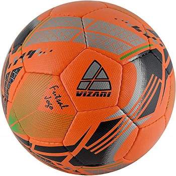 Vizari Jogo Futsal Soccer Ball (Orange/Black/Green, 2)