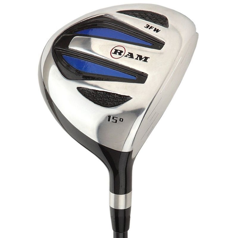 Ram Golf EZ3 Mens Graphite Wood Set - Driver, 3 & 5 Wood - Headcovers Included, 3 of 6